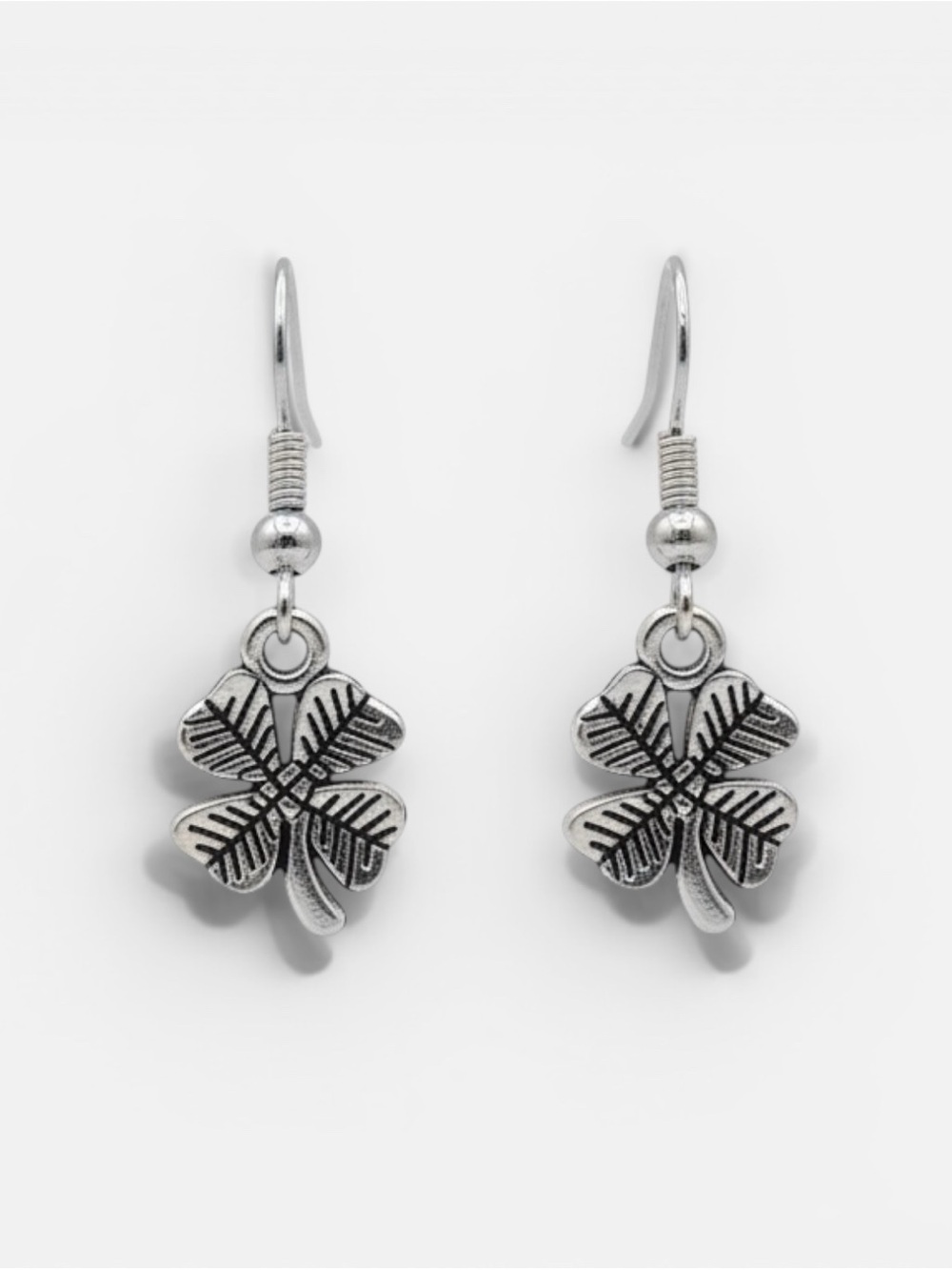 Ellie Mae Four-Leaf Clover Dangle Earrings